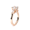 Verragio Three-Stone Round Engagement Ring