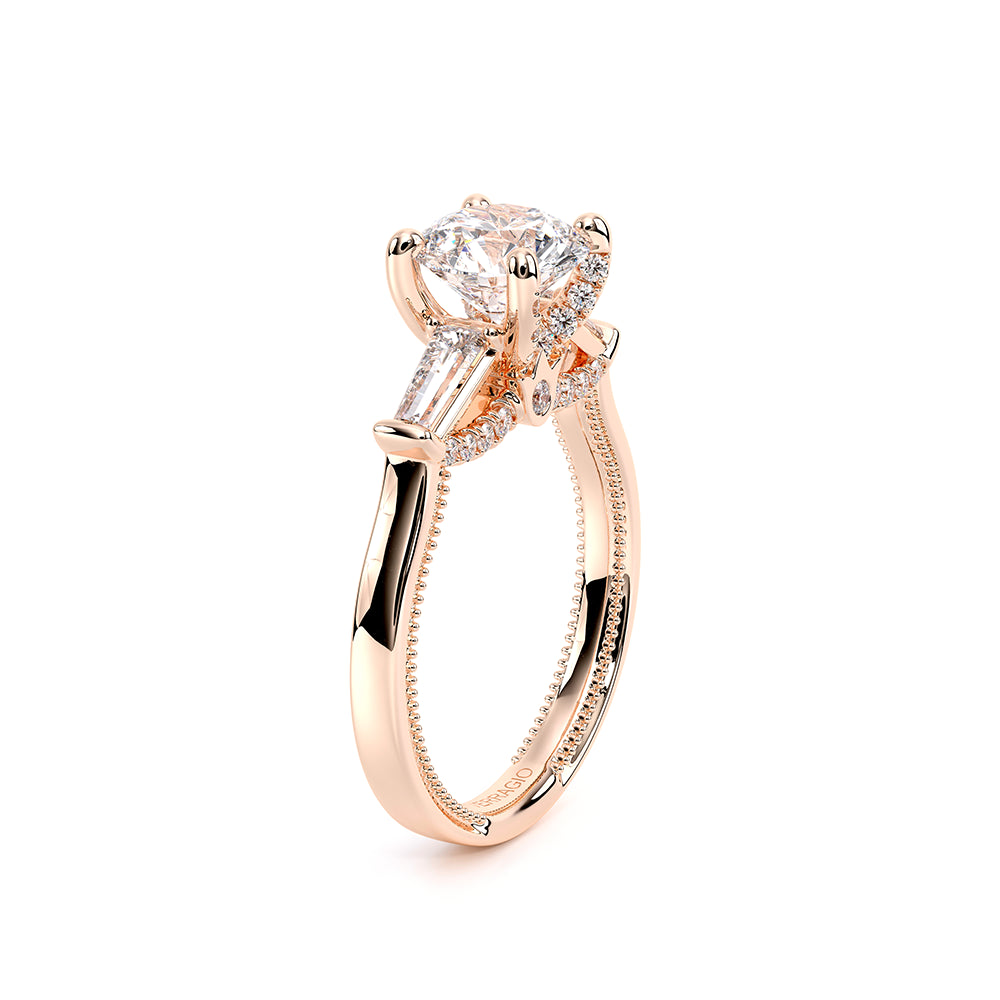Renaissance-991R-S-14K Rose Gold Round