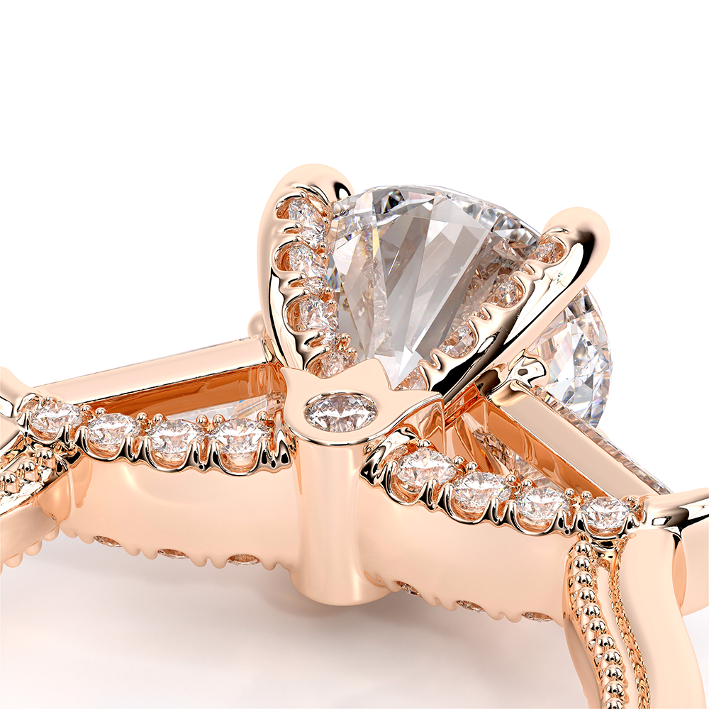Verragio Three-Stone Round Engagement Ring