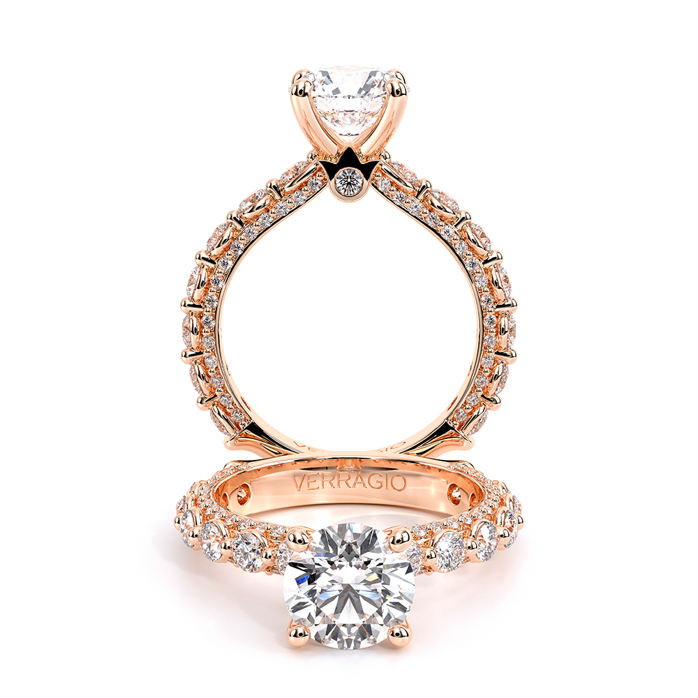 Verragio Pave Round Engagement Ring