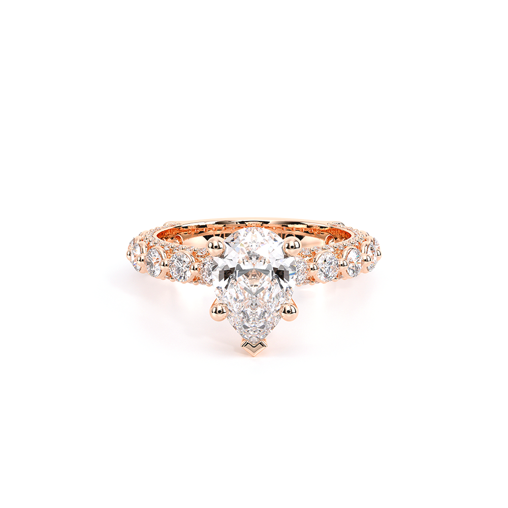 Verragio Pave Pear Engagement Ring