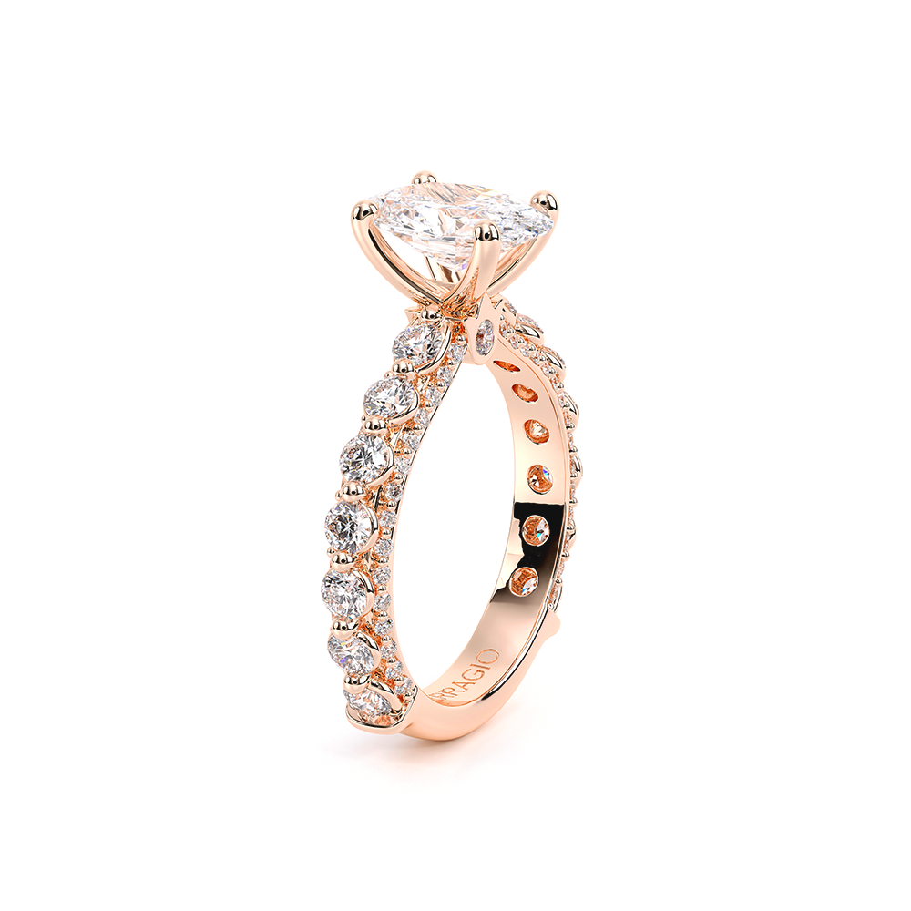 Verragio Pave Oval Engagement Ring