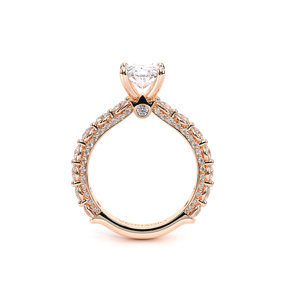 Verragio Pave Oval Engagement Ring