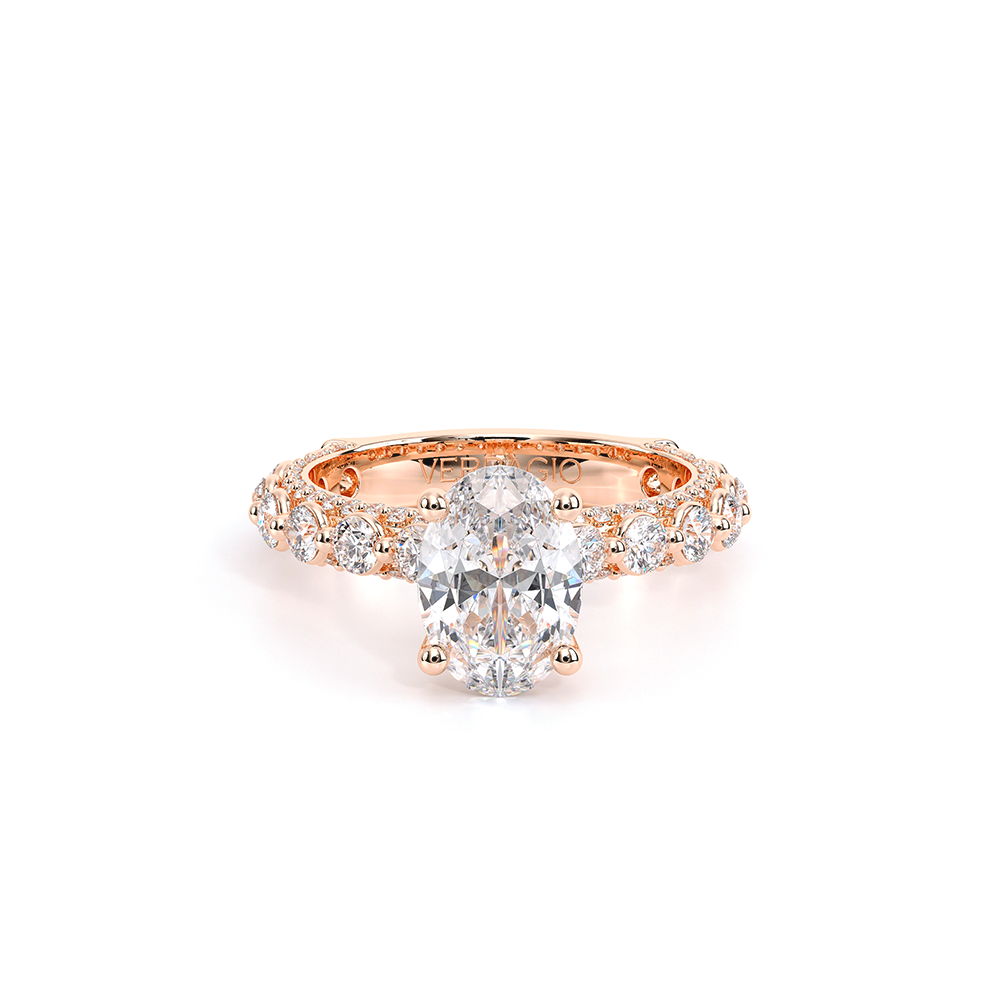 Verragio Pave Oval Engagement Ring