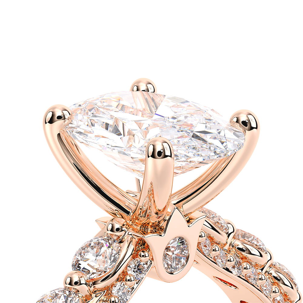 Couture-0488ov25-14k Rose Gold Oval