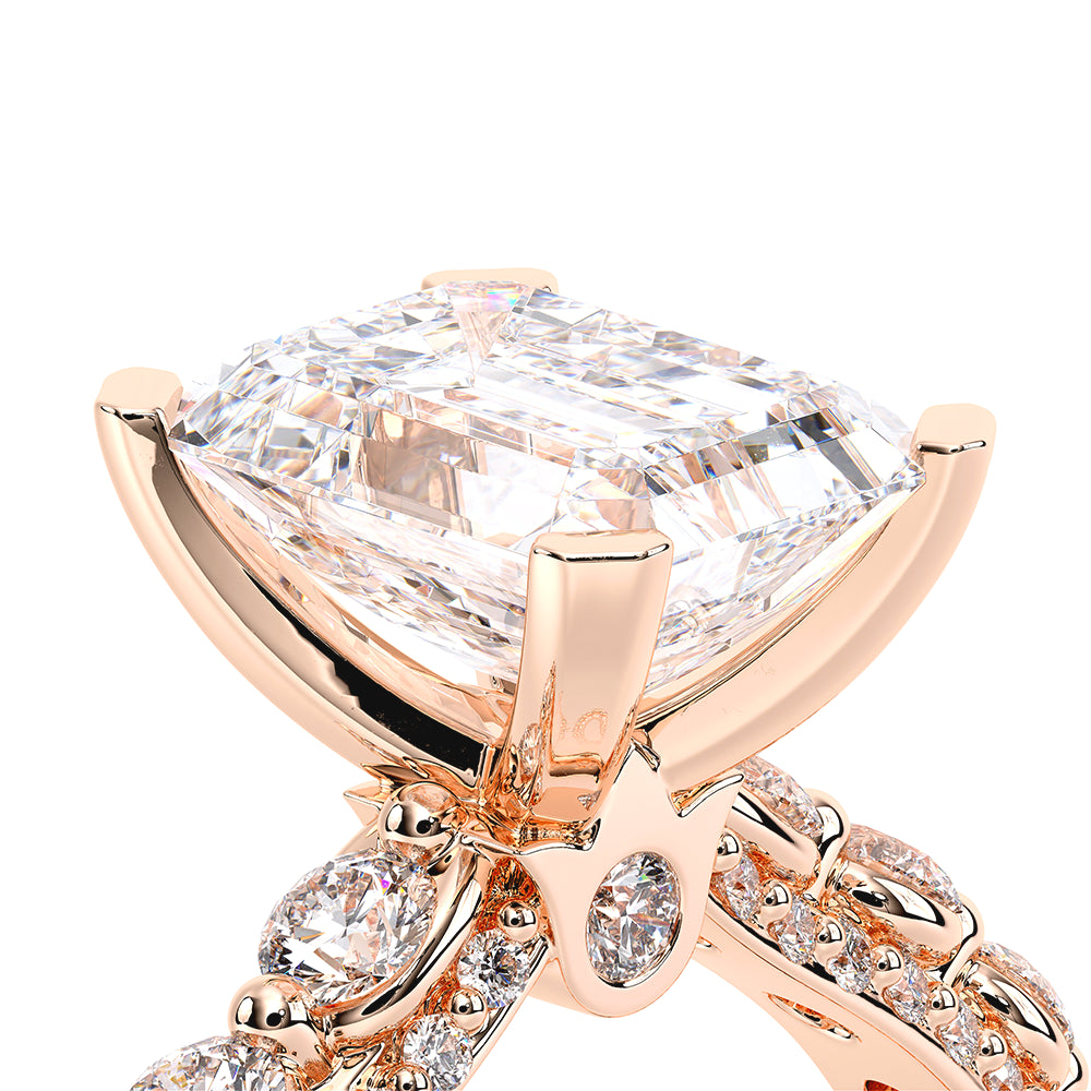 Couture-0488EM25-18K Rose Gold Emerald