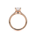 Renaissance-992EM13-14K Rose Gold Emerald
