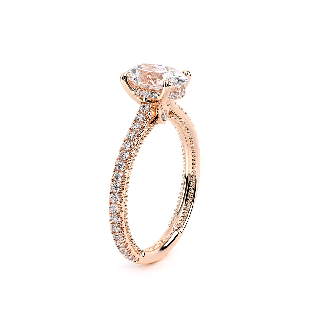 Verragio Pave Oval Engagement Ring