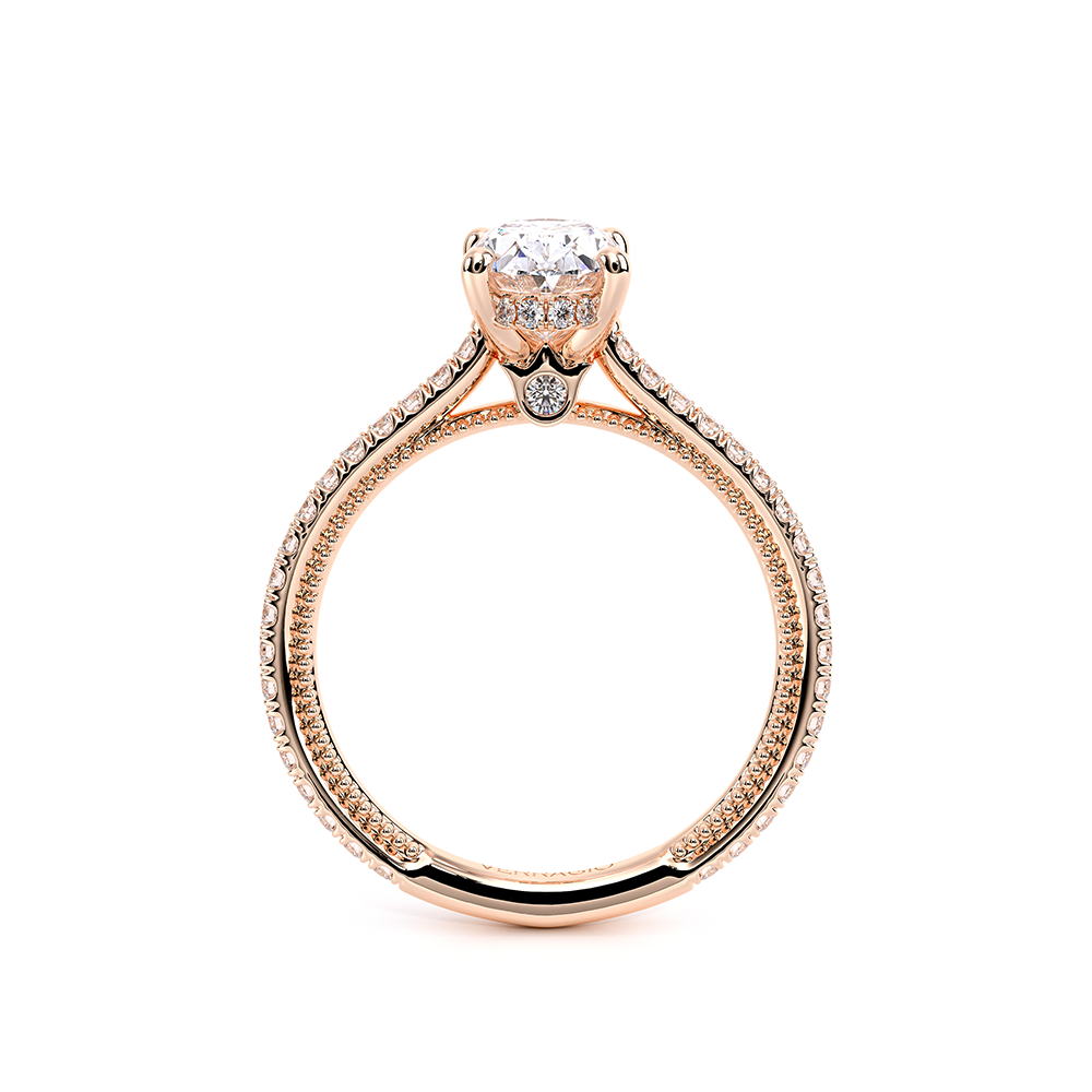 Verragio Pave Oval Engagement Ring
