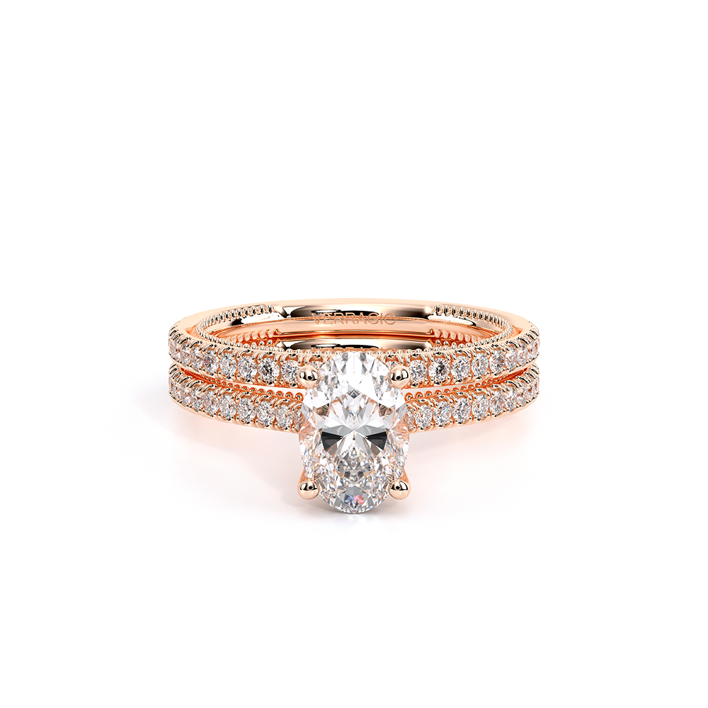 Verragio Pave Oval Engagement Ring