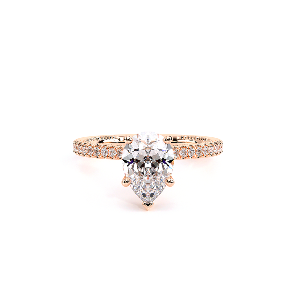 Verragio Pave Pear Engagement Ring