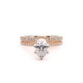 Verragio Pave Pear Engagement Ring