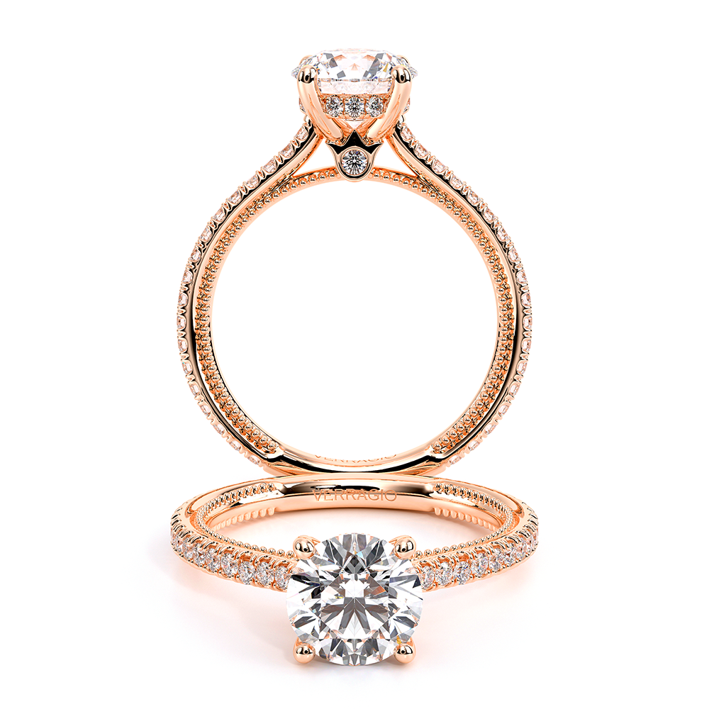 Verragio Pave Round Engagement Ring