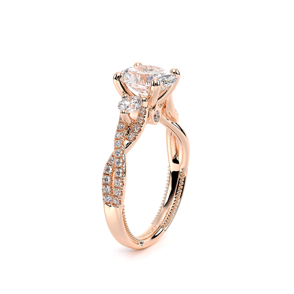 Renaissance-962-3OV12-14K Rose Gold Oval