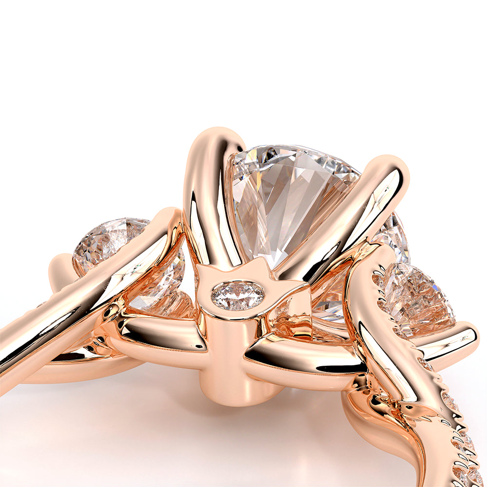 Renaissance-962-3R12-18K Rose Gold Round
