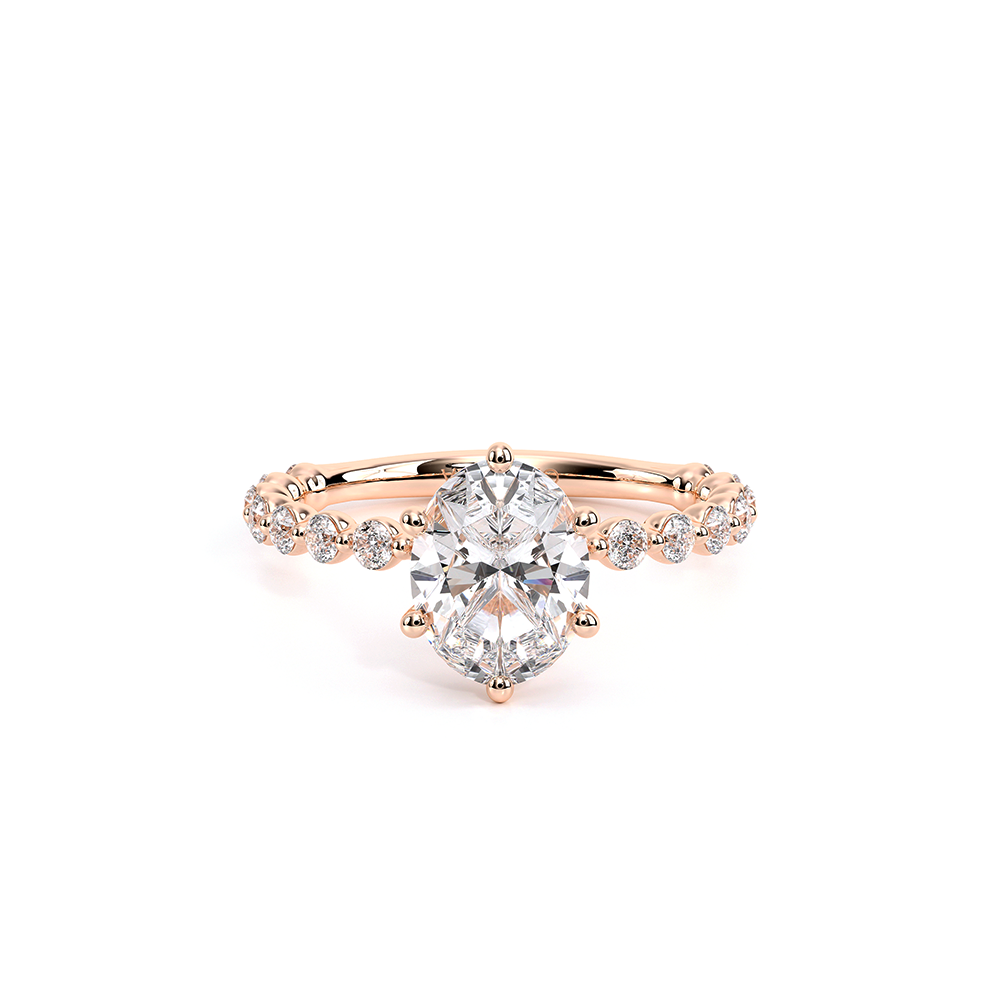 Verragio Pave Oval Engagement Ring