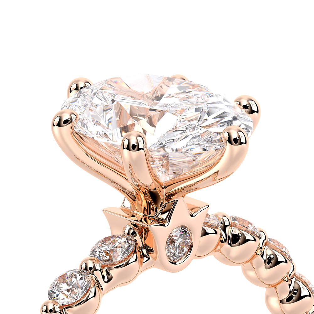 Verragio Pave Oval Engagement Ring