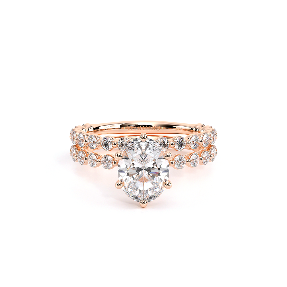 Verragio Pave Oval Engagement Ring