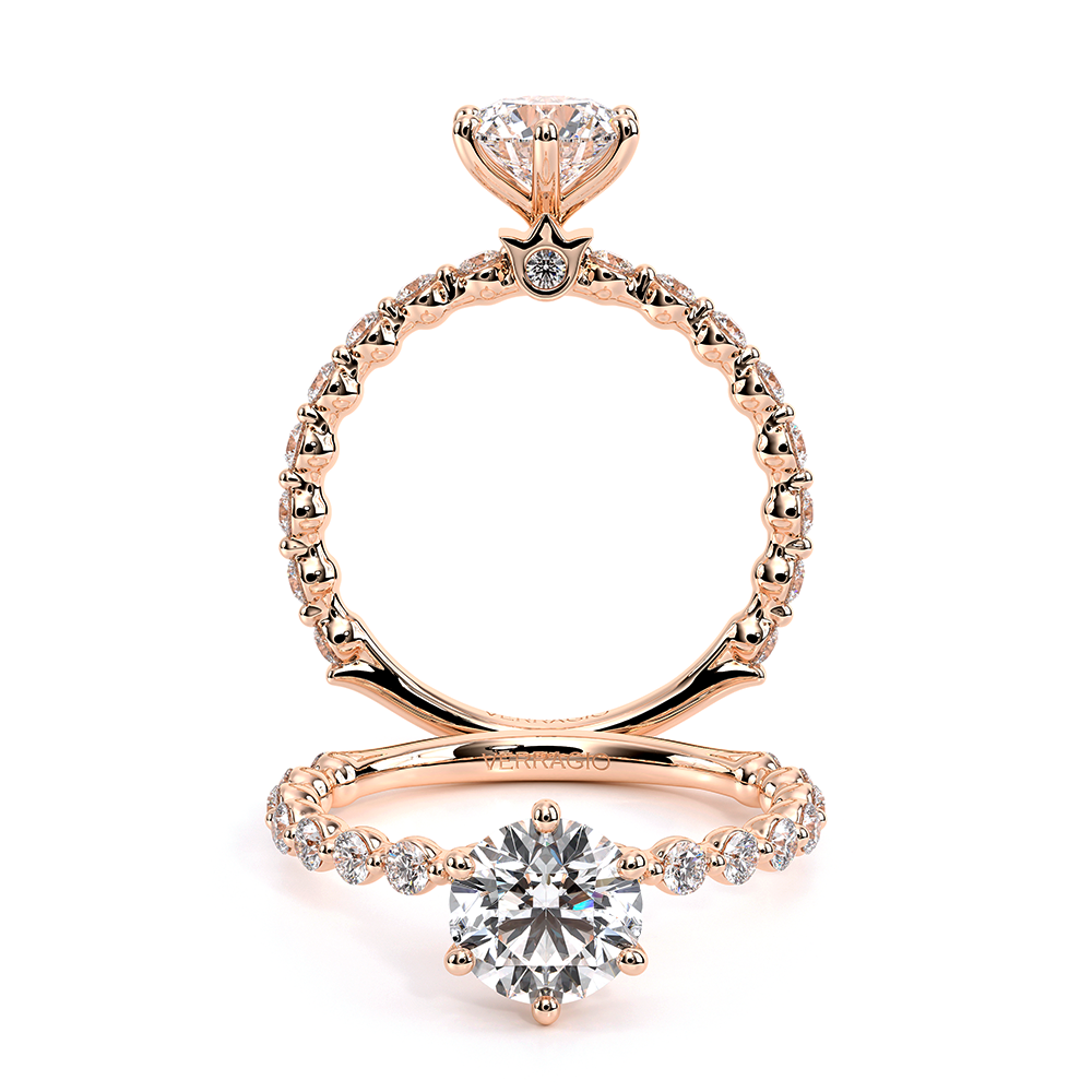 Verragio Pave Round Engagement Ring