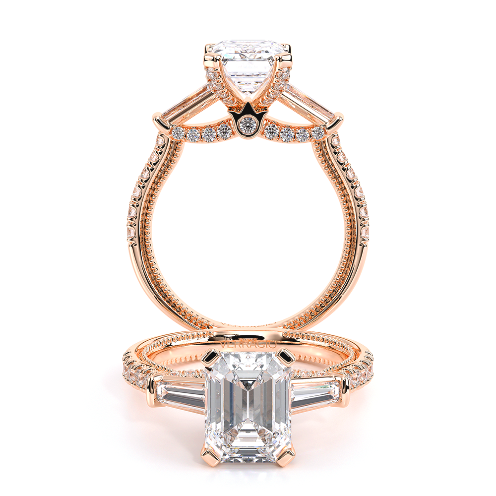 Verragio Emerald Engagement Ring