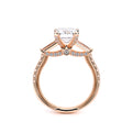 Renaissance-991EM15-18K Rose Gold Emerald