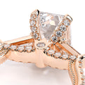 Renaissance-991EM15-18K Rose Gold Emerald
