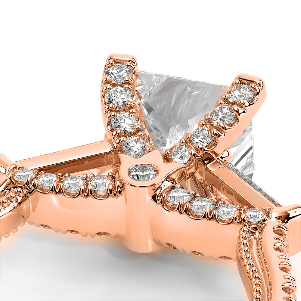 Renaissance-991P15-14K Rose Gold Princess