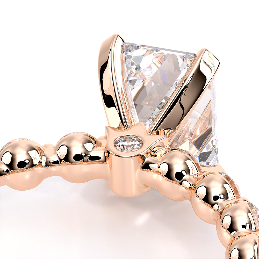 Verragio Pave Emerald Engagement Ring