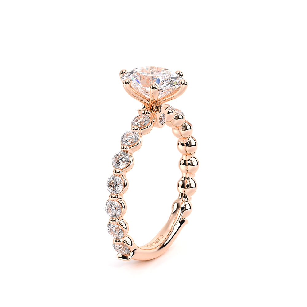Renaissance-989OV25-18K Rose Gold Oval