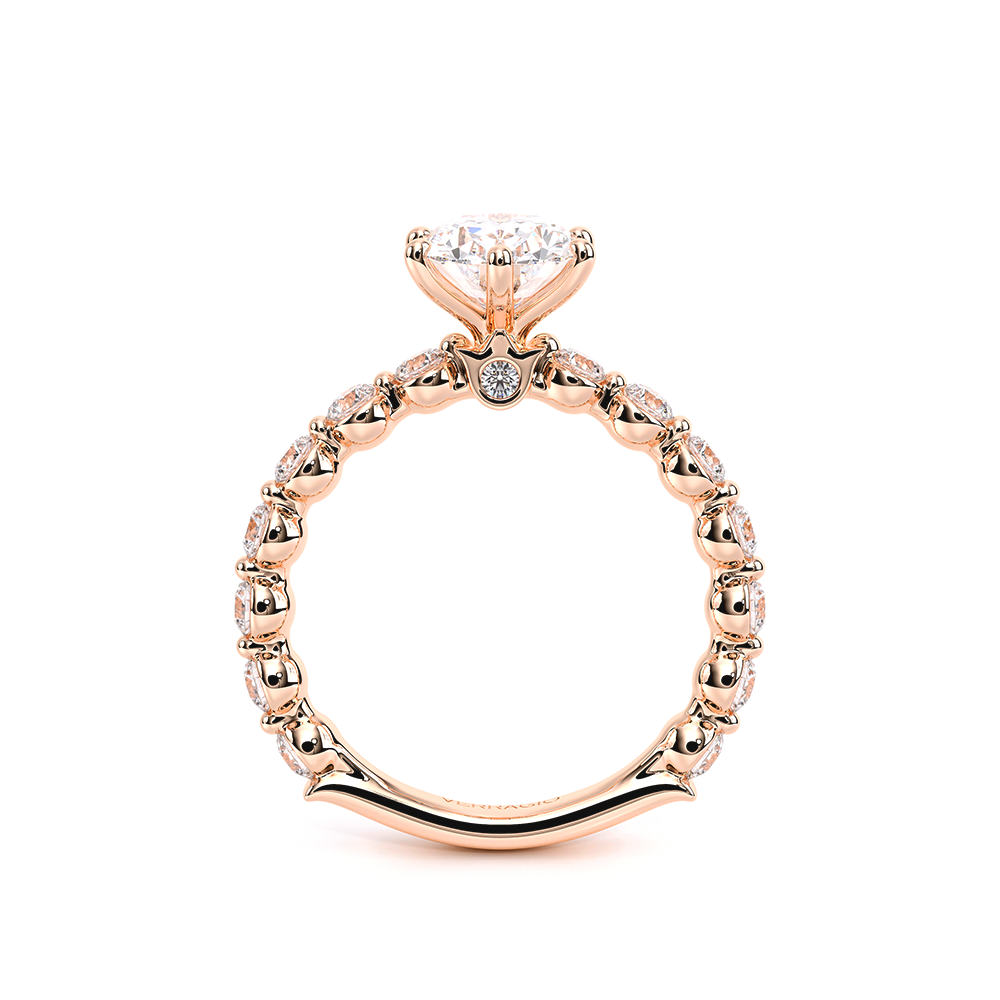Verragio Pave Oval Engagement Ring