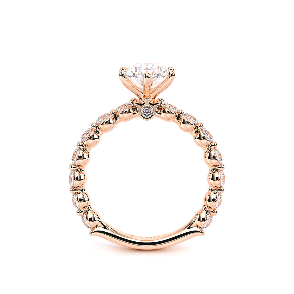 Renaissance-989OV25-14K Rose Gold Oval