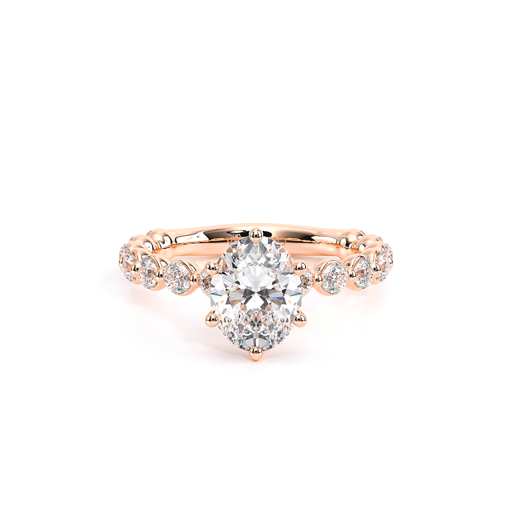 Verragio Pave Oval Engagement Ring
