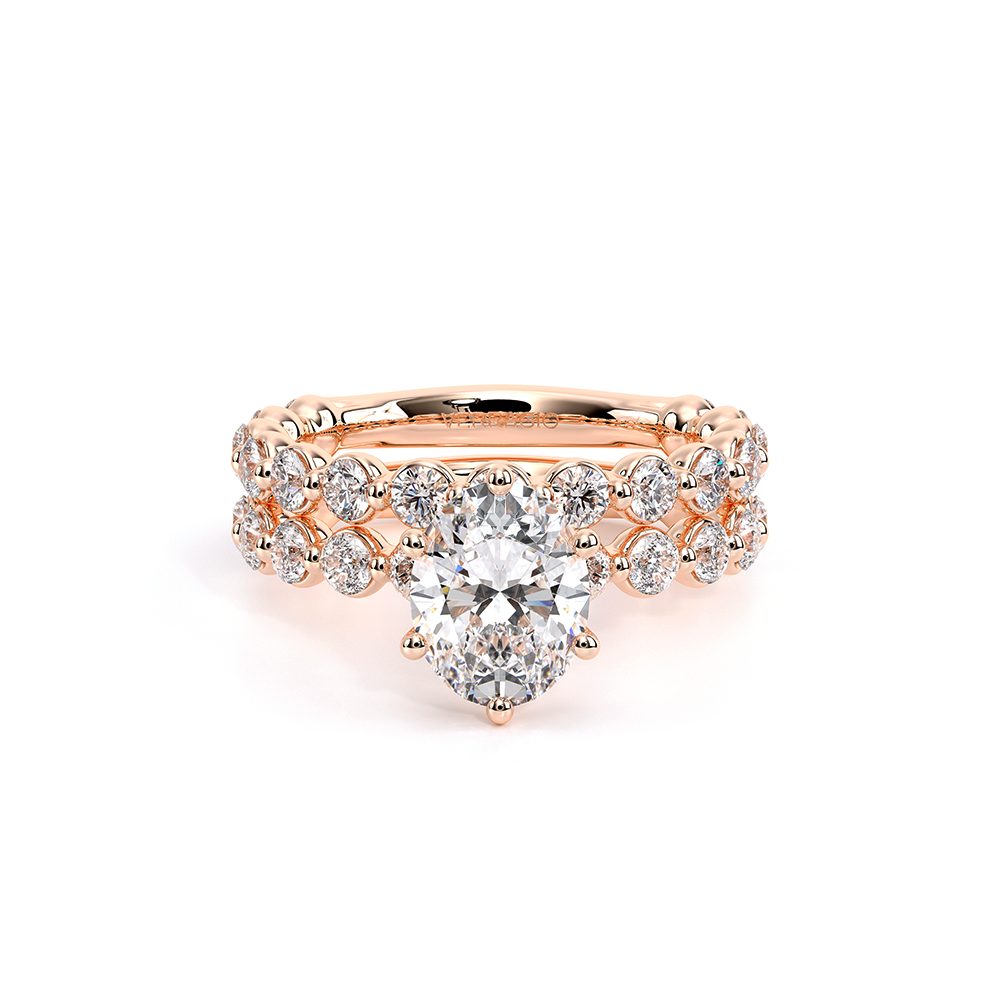 Verragio Pave Oval Engagement Ring