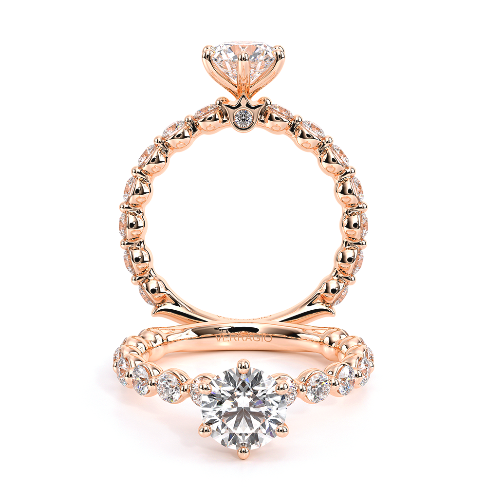 Verragio Pave Round Engagement Ring