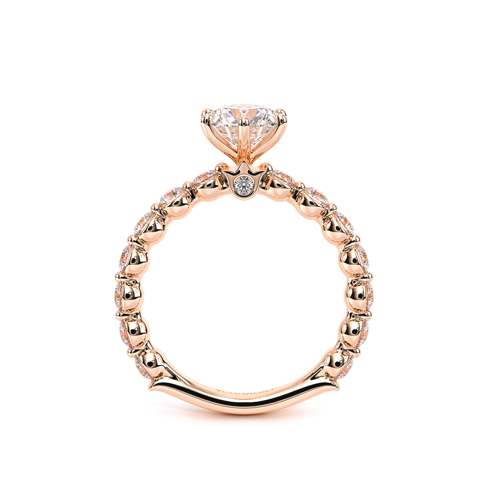 Verragio Pave Round Engagement Ring