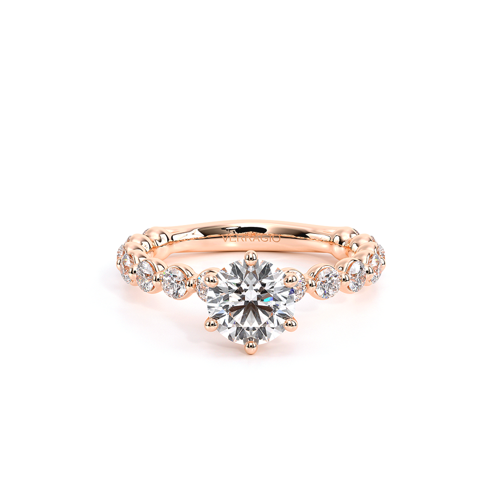 Verragio Pave Round Engagement Ring