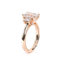 Renaissance-993EM-S-18K Rose Gold Emerald