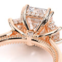 Renaissance-993EM-S-14K Rose Gold Emerald