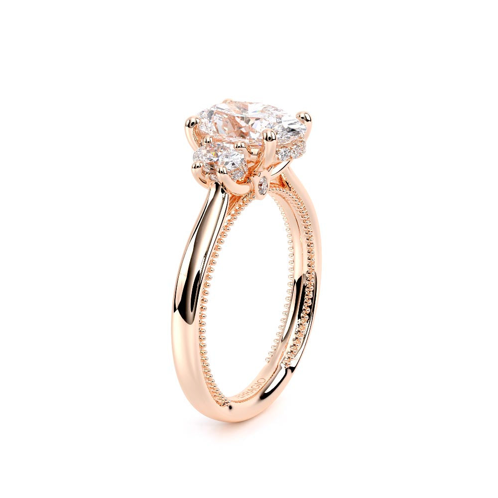 Renaissance-993OV-S-18K Rose Gold Oval
