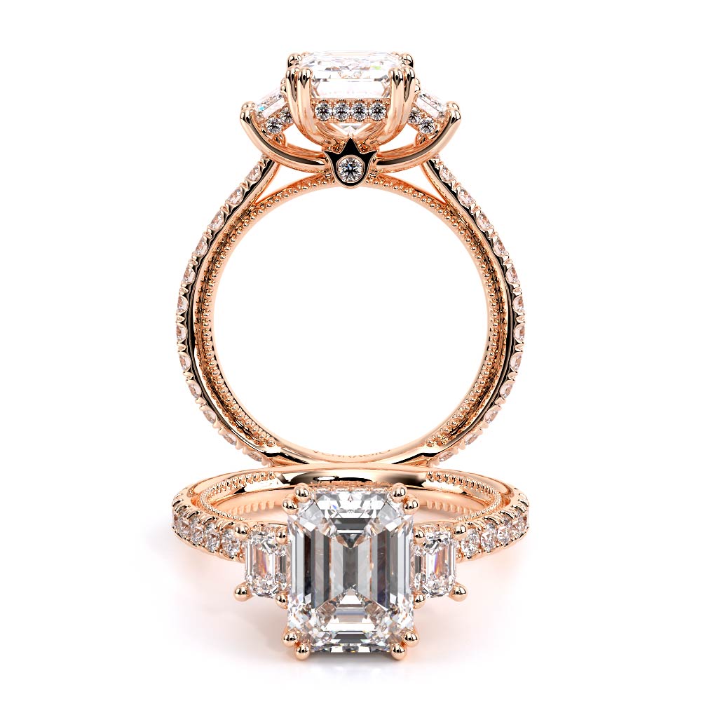 Verragio Emerald Engagement Ring