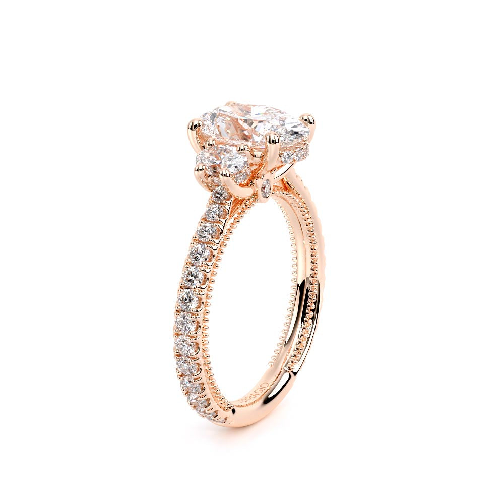 Renaissance-993OV17-18K Rose Gold Oval