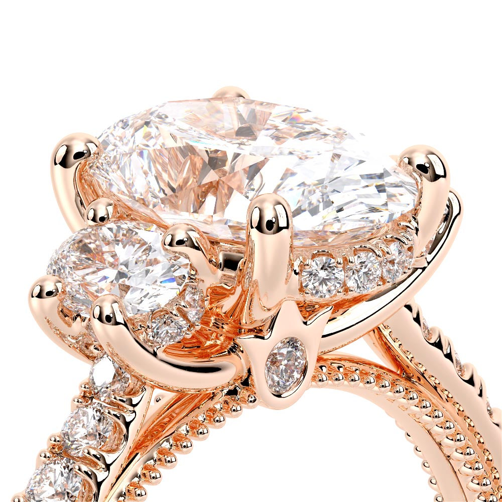 Renaissance-993OV17-14K Rose Gold Oval