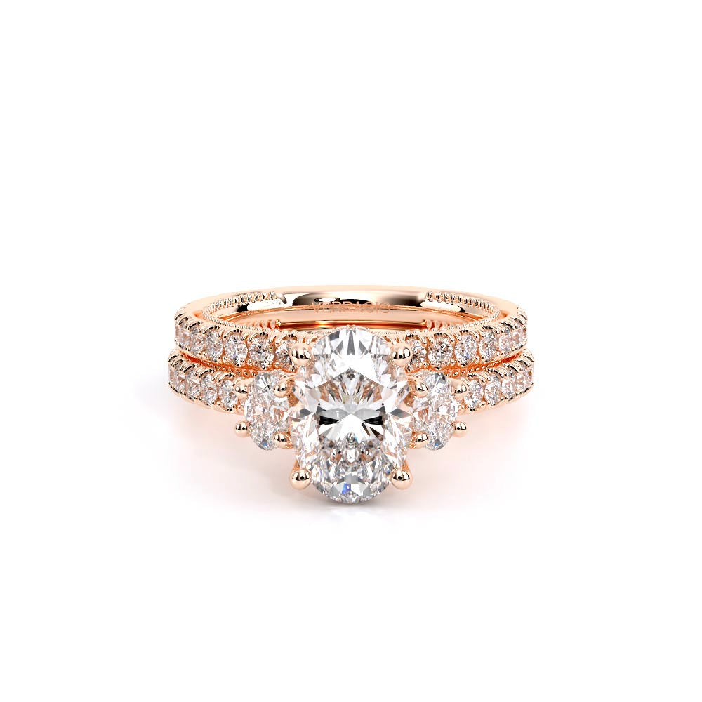 Renaissance-993OV17-14K Rose Gold Oval