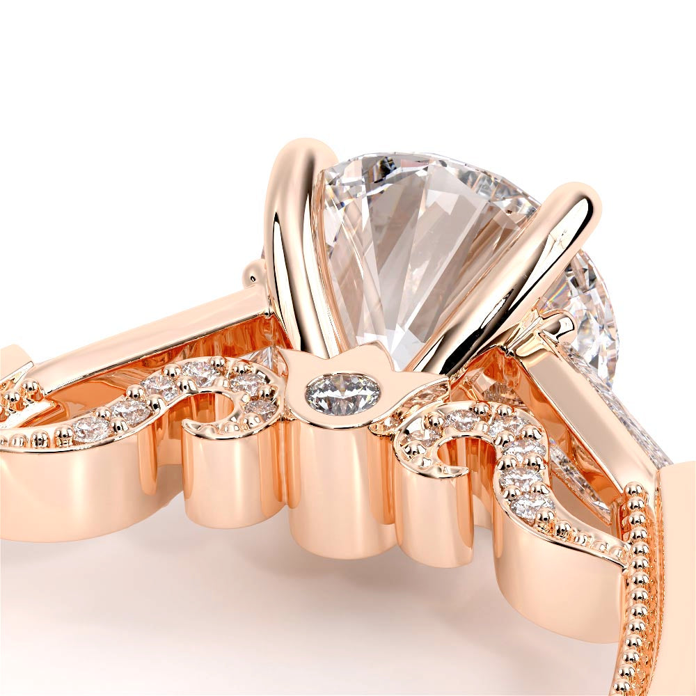 Insignia-7110R-14K Rose Gold Round