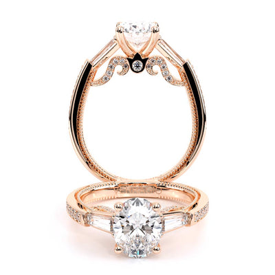 Verragio Three-Stone Oval Engagement Ring