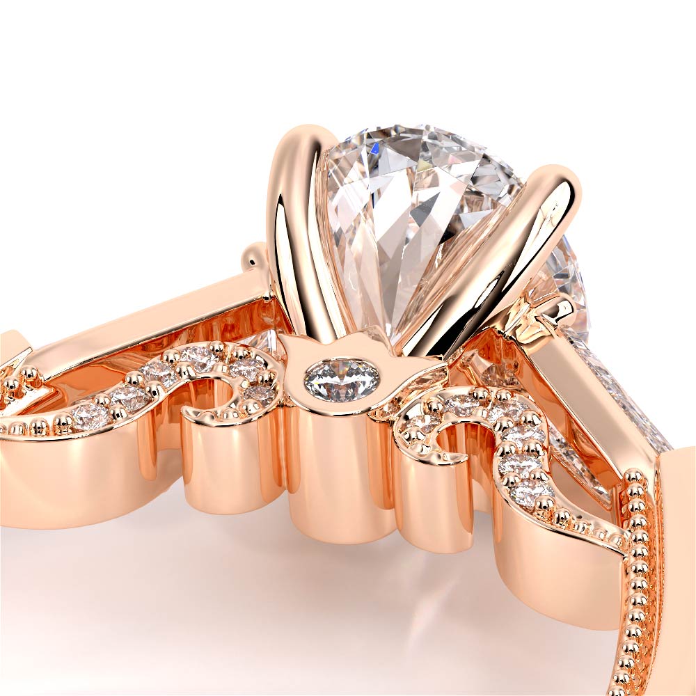Verragio Three-Stone Oval Engagement Ring