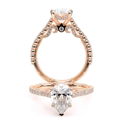 Verragio Pave Pear Engagement Ring
