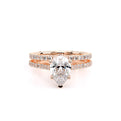 Verragio Pave Pear Engagement Ring