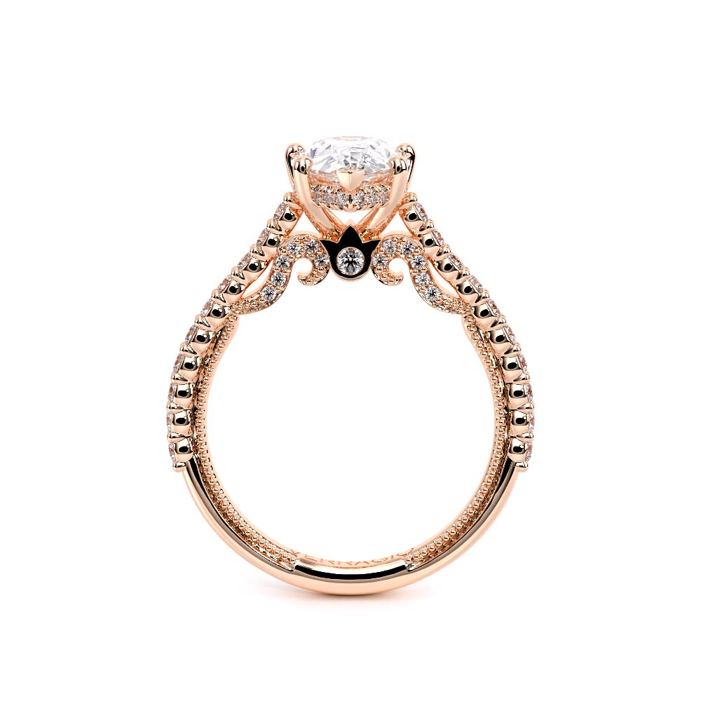 Verragio Pave Pear Engagement Ring