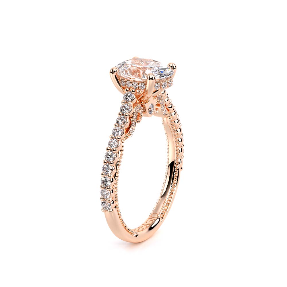 Verragio Pave Oval Engagement Ring